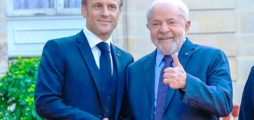 Los presidentes de Francia, Emanuel Macron y de Brasil, José Inacio Lula da Silva (Gentileza gobierno de Brasil)